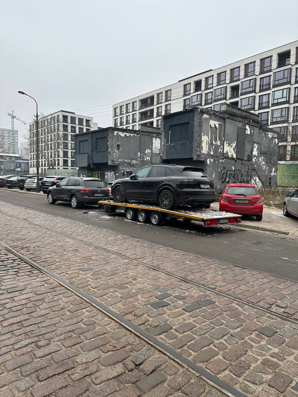 Príklad práce odťahovacej služby 1